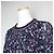 Chloé Blusa Stampata Blu Navy - vista 4