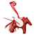 Hermès Charm per Borsa Pegasus Rodeo Piccolo Rosa - vista 3