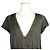 Isabel Marant Vestido caqui profundo com detalhes em dourado Marrom - vista 6