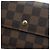 Louis Vuitton Damier Portemonnaie Schwarz - Ansicht 5