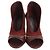 Louis Vuitton Pumps in suede bordeaux Multicolore - vista 2