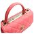 Trendy CC Chanel Borsa tote e crossbody piccola CC neon corallo alla moda Rosa - vista 6
