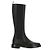 Thom Browne Botas Chelsea altas de grano de guijarro Negro - vista 4