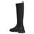 Thom Browne Botas Chelsea altas de grano de guijarro Negro - vista 6