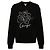 Kenzo Bestickter Star Tiger Sweatshirt Schwarz