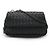 Bottega Veneta Borsa a Spalla con Catena Intrecciato Nero - vista 5