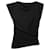 Isabel Marant Drapierter T-Shirt Schwarz  - Ansicht 1