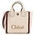 Chloé Kleine Raffia-Tote-Tasche - Ansicht 3