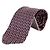 Bulgari Robot Pattern Navy Men’s Tie Blue