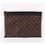 Louis Vuitton Borsa Clutch GM Monogram Discovery Marrone - vista 2