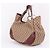 Gucci Große Schultertasche GG Jacquard Mit Interlocking Braun - Ansicht 2