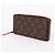 Louis Vuitton Monogramm Clemence Damen Langbörse Braun - Ansicht 2