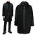 Givenchy Cappotto con cappuccio con logo Nero - vista 2