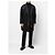 Givenchy Cappotto con cappuccio con logo Nero - vista 4