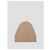 Gucci Beanie in cashmere con patch Marrone - vista 4