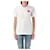 Comme Des Garcons Kurzarm-T-Shirt mit Strass-Herz-Patch AX Weiß - Ansicht 4
