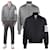 Thom Browne Bomber Padding Diagonal Azul  - vista 1
