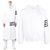 Thom Browne Chaqueta con capucha diagonal a rayas Primavera/Verano Blanco