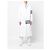 Thom Browne Chaqueta con capucha diagonal a rayas Primavera/Verano Blanco - vista 5