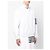 Thom Browne Chaqueta con capucha diagonal a rayas Primavera/Verano Blanco - vista 6