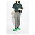 Bottega Veneta Infradito in gomma Intrecciato Verde - vista 6