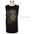 Top de tirantes con estampado de letras verde oscuro Acne