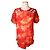 Isabel Marant Camiseta perforada roja con estampado