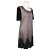 Alexander Mcqueen Beige-schwarzes Netzspitzenkleid mit Samtbesatz Braun - Ansicht 2