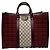 Gucci Borsa Tote Grande Ophidia Bordeaux Nero