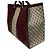 Gucci Borsa Tote Grande Ophidia Bordeaux Nero - vista 8