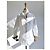 Burberry Camicia da Donna a Quadri LAPWING Bianco - vista 15