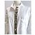Burberry Camicia da Donna a Quadri LAPWING Bianco - vista 8