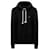 Acne Oversized Hoodie mit Logo Schwarz