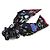 Chanel Scrunchie per capelli in seta nera con motivo logo CC Nero - vista 5