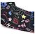 Chanel Scrunchie per capelli in seta nera con motivo logo CC Nero - vista 7
