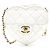 Chanel Borsa a tracolla mini in pelle di agnello a forma di cuore Multicolore