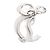 Portachiavi CL Logo Strass Christian Louboutin Argento - vista 10