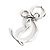 Portachiavi CL Logo Strass Christian Louboutin Argento - vista 11