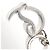 Portachiavi CL Logo Strass Christian Louboutin Argento - vista 14