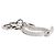 Portachiavi CL Logo Strass Christian Louboutin Argento - vista 16