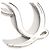 Portachiavi CL Logo Strass Christian Louboutin Argento - vista 4
