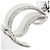 Portachiavi CL Logo Strass Christian Louboutin Argento - vista 5