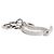 Portachiavi CL Logo Strass Christian Louboutin Argento - vista 8