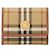Burberry Billetera plegable pequeña de cuadros Castaño - vista 4