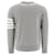 Thom Browne Loopback-Jersey-Strickpullover mit RWB-Band-Tab Braun  - Ansicht 5