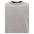 Thom Browne Loopback-Jersey-Strickpullover mit RWB-Band-Tab Braun  - Ansicht 6
