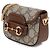 Gucci Mini borsa a spalla Horsebit Marrone - vista 4