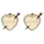 Chanel Orecchini in perla Coco Heart Bianco
