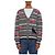 Thom Browne Kardigan aus Mohairwolle in Rosa und Rabe Mehrfarben