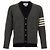 Thom Browne Halb-Cardigan aus Merinowolle - Ansicht 4